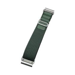 Alpine Loop-Armband für Garmin – stilvolles Nylon-Uhrenarmband für Fenix 7X, Fenix 5X, Fenix 6X Pro – verstellbares modisches Armband (GS22-Silber, Handgelenkgröße L (17,8 cm - 25,4 cm) von EKINGEEK