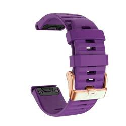 EKSIL 26 22 20 mm Schnellverschluss-Uhrenarmband für Garmin Fenix 7X 6X Pro 5X 3HR Silikon-Armband für Fenix 7 6 5 Plus Armband, 22mm Fenix 7, Achat von EKSIL