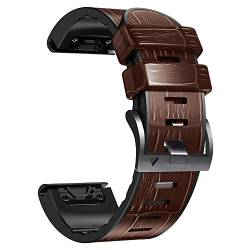 EKSIL Armband für Garmin Fenix 7 7X 6X 6 Pro 5X 5 Plus Epix 3 3HR 935, 26, 22 mm, leicht anzubringen, Schnellverschluss-Armband, 22mm Fenix 5 935 945, Achat von EKSIL
