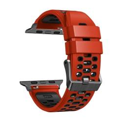 EKSIL FKM Gummi-Uhrenarmband für Apple Watch Ultra 49 mm, Ersatz-Uhrenzubehör, Armband 9, 8, 7, 6, 5, 4, SE-Serie, 45 mm, 44 mm, 42 mm, 49 mm, Achat von EKSIL