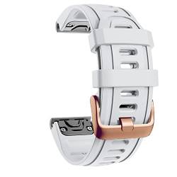EKSIL Hot 20 mm Uhrenarmband für Garmin Fenix 5S/Fenix 5S Plus/Fenix 6S Smartwatch-Armband, Silikon, Easyfit, 20mm Fenix 5S Plus, Achat von EKSIL