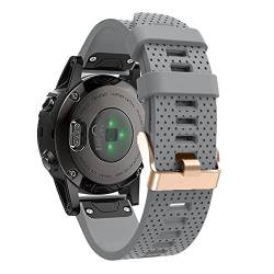 EKSIL Hot 20 mm Uhrenarmband für Garmin Fenix 5S/Fenix 5S Plus/Fenix 6S Smartwatch-Armband, Silikon, Easyfit, For Fenix 6S, Achat von EKSIL