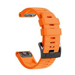 EKSIL Schnellverschluss-Uhrenarmband für Garmin Fenix 7, 7X, 5, 5X, Plus, 6, 6X, Pro, Silikon, Easyfit, Epix/Tactix 7 Pro, 26 mm, 22 mm, 26mm For Fenix 5X 5XPlus, Achat von EKSIL