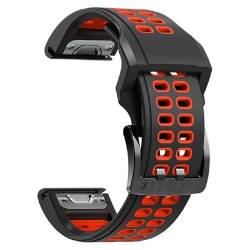 EKSIL Smartwatch-Armband für Garmin Fenix 6x 5x 6 6XPro 5 5Plus 935 945, 26 mm, 22 mm, Silikon, Easyfit-Armband für Fenix 7, 7 x, 22mm Fenix 5 5Plus, Achat von EKSIL