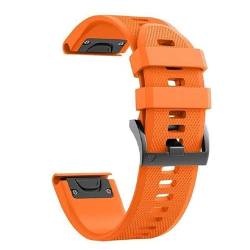 EKSIL Smartwatch-Armband für Garmin Fenix 6x 5x 6 6XPro 5 5Plus 935 945, 26 mm, 22 mm, Silikon, Easyfit-Armband für Fenix 7, 7 x, 26mm For Fenix 6X 6XPro, Achat von EKSIL