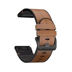 EKSIL Smartwatch-Armband für Garmin Fenix 7X 7 6X Pro 5X 3 HR Enduro Silikon Leder Schnellverschluss Armband Fenix 6 Pro 5 Plus, 22mm For Fenix 6 6Pro, Achat von EKSIL