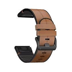 EKSIL Smartwatch-Armband für Garmin Fenix 7X 7 6X Pro 5X 3 HR Enduro Silikon Leder Schnellverschluss Armband Fenix 6 Pro 5 Plus, For Mk1/MK2, Achat von EKSIL