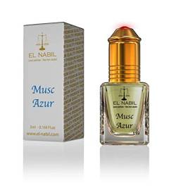Musc Azur 5ml Parfum Duft - El Nabil Misk Musk Moschus Parfümöl für MANN & HERREN - Oil Attar Scent von EL NABIL