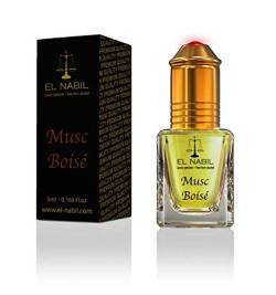 Musc Boise 5ml Parfum Duft - El Nabil Misk Musk Moschus Parfümöl für MANN & HERREN - Ätherische Essenzen Natur Pefumes Oil Attar Scent von EL NABIL