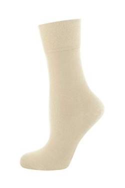 ELBEO Bio Baumwolle Sensitive Socken Größe 39, Farbe Sand von ELBEO