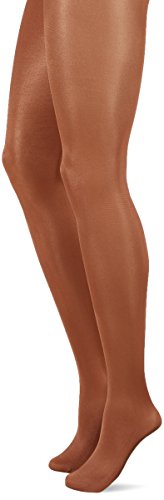 Elbeo Damen Da. Tanzstrumpfhose Doppelpack Strumpfhose, 70 DEN, Braun (Skin 4008), 38 (2er Pack) von ELBEO