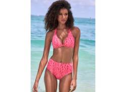 Bügel-Bikini-Top ELBSAND "Letra" Gr. 38, Cup F, orange (koralle) Damen Bikini-Oberteile Ocean Blue von ELBSAND
