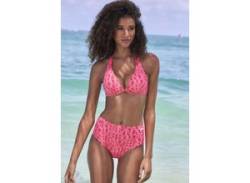 Bügel-Bikini-Top ELBSAND "Letra" Gr. 40, Cup D, orange (koralle) Damen Bikini-Oberteile Ocean Blue von ELBSAND