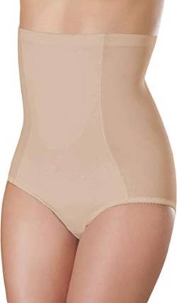 ELDAR Bauchweg Unterwäsche Damen Miederslip mit Bauch-Weg-Effekt Shapewear Stark Formend Miederhose Bauch Weg Stark Formend Slip (XXL, Beige) von ELDAR