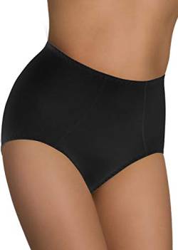 ELDAR Damen figurenformend Miederslip mit Bauch-Weg-Effekt Stark Formend Miederpants Miederslip Push Up Unterhose Damen (L, Schwarz) von ELDAR