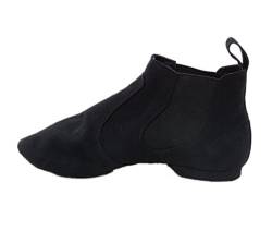 ELE GENS Damen Herren Jazzschuhe Tanzschuhe Jazz Modern Stiefel Schwarz (42) von ELE GENS