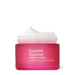 ELEMIS Superfood Midnight Facial, präbiotische Nachtcreme zum Nähren, Auffrischen und Beleben, luxuriöse Nachtcreme für trockene Haut, Gesichtsfeuchtigkeitspflege für einen weichen, 50 ml von ELEMIS