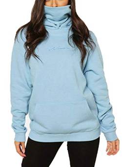 ELFIN Damen Hoodie Sweatshirt Langarm Kapuzenpullover Winter Pullover Hochkragen Sweatjacke Kapuzen Pullis von ELFIN