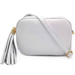 ELIOX Damenhandtasche aus echtem Leder, hergestellt in Italien, klein, elegant, modisch, Crossbody Bag, echtes Leder von ELIOX