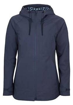 ELKLINE Damen Regenjacke Sing Out 2022022, Farbe:darkblue, Größe:48 von ELKLINE