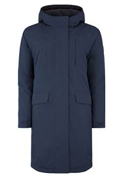 ELKLINE Damen Winterparka Berlin | Oversized Wintermantel halblang | wasserdicht warm | große Taschen 2019067, Größe:50, Farbe:darkblue von ELKLINE