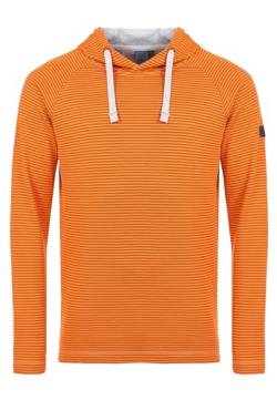 ELKLINE Herren Hoodie Memo | Streifen Kapuzenpullover 1031096, Farbe:DarkOrange - Mandarin, Größe:L von ELKLINE