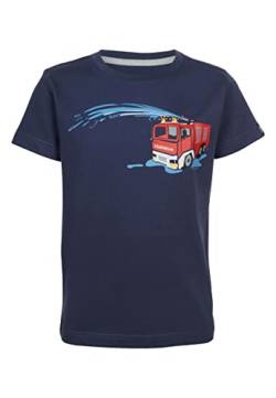 ELKLINE Jungen T-Shirt Feuerwehr 3041176, Größe:152-158, Farbe:darkblue von ELKLINE
