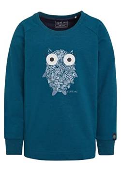 ELKLINE Kinder Sweatshirt Big Eyes 3030020, Farbe:Blue Coral, Größe:116-122 von ELKLINE