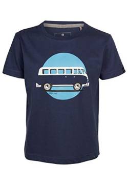 ELKLINE Kinder T-Shirt Lückenbüsser VW-Bulli Print 3041177, Farbe:darkblue, Größe:116-122 von ELKLINE