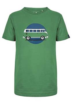 ELKLINE Kinder T-Shirt Lückenbüsser VW-Bulli Print 3041177, Farbe:mossgreen, Größe:128-134 von ELKLINE