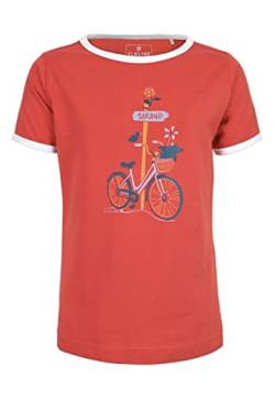 ELKLINE Mädchen T-Shirt Zum Strand 3241101, Größe:128-134, Farbe:Mandarin von ELKLINE