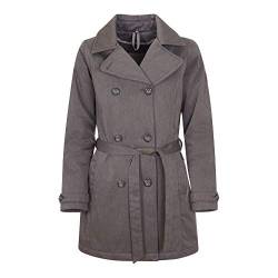 Elkline OUTALLDAY Coat Damen Winter Trenchcoat, Deutsche Größen:42, Farben:Anthra von ELKLINE
