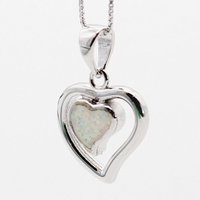 ELLAWIL Herzkette Silberkette Kette mit Herz Anhänger Damen Zirkonia Halskette Mädchen (Kettenlänge 50 cm, Sterling Silber 925), inklusive Geschenkschachtel von ELLAWIL