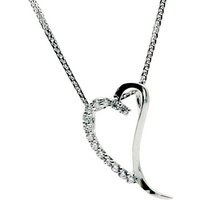 ELLAWIL Silberkette Damen Kette mit Herz Anhänger Halskette Schmuck Ankerkette (Kettenlänge 50 cm, Sterling Silber 925), inklusive Geschenkschachtel von ELLAWIL