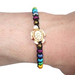 ELLU Schildkröten-Armband, Regenbogen-Armband, Armreif für Herren Damen Jungen Mädchen Schmuck von ELLU