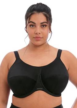 ELOMI Damen Energise J-Hook Bügel-Sport-BH (8041), Schwarz, 40FF von ELOMI