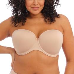 ELOMI Women's Smooth Strapless Seamless Underwire T-Shirt Bra, Sahara, 34GG von ELOMI