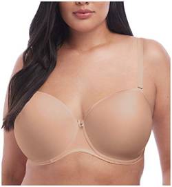 ELOMI Women's Smooth Strapless Seamless Underwire T-Shirt Bra, Sahara, 34HH von ELOMI