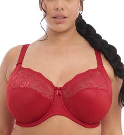 ELOMI Damen Full Coverage BH Blickdicht, Rot (Haute Red), 80GG von ELOMI