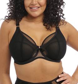 Elomi Kintai Damen Plus Size Bügel Plunge BH, Schwarz, 100F von ELOMI