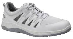 ELTEN Berufsschuhe Maddox Air Mesh White Low ESD O1, Damen und Herren, Textil, leicht, sportlich, Weiß/Grau Weiß,Grau 43 von ELTEN