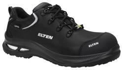 ELTEN Sicherheitsschuhe Terence XXG PRO GTX Black Low ESD S3 HI CI, Damen und Herren, Leder, Kunststoffkappe (Leichter als Stahlkappe), leicht, robust Schwarz 45 von ELTEN