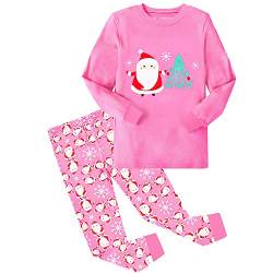 ELUTONG MädchenPyjama süßer Baumwoll-Langarm-Pyjama Kinder-Pyjama Winter-Weihnachts-Pyjama Größe 2 Jahre von ELUTONG