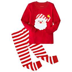 ELUTONG MädchenPyjama süßer Baumwoll-Langarm-Pyjama Kinder-Pyjama Winter-Weihnachts-Pyjama Größe 2 Jahre von ELUTONG