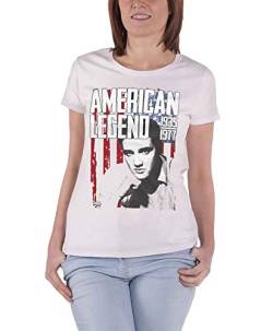 Elvis Presley - T-Shirt Elvis Presley - American Legend Femme Tee L - Blanc von ELVIS PRESLEY