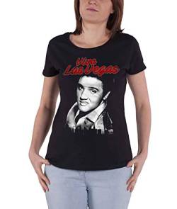 Elvis Presley - T-Shirt Elvis - Viva Las Vegas Femme Tee L - Noir von ELVIS PRESLEY