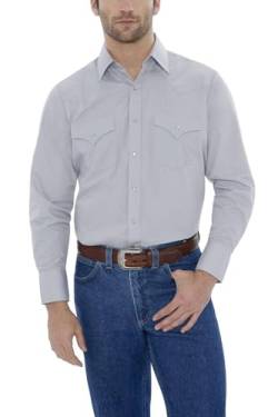 ELY CATTLEMAN Herren Long Sleeve Solid Western Shirt Button Down Hemd, grau, XX-Large von ELY CATTLEMAN