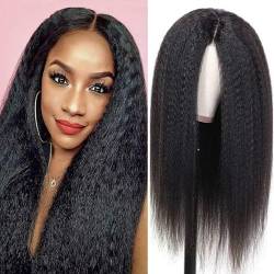 Perücke für Frauen Spitze vorne Perücke mit Stirnband brasilianischen Virgin Human Hair Stirnband Perücken Geeignet für den täglichen Gebrauch oder Partys für Frauen, einfach zu tragen 45cm von ELZEM