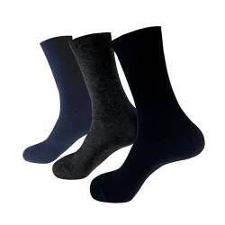 EMA MEGA GROUP 9 Paare Diabetische Socken für Männer und Frauen, nahtlose Socken mit nicht bindendem Top, EU35-39,40-44 (as3, numeric, numeric_40, numeric_44, regular, regular) von EMA MEGA GROUP