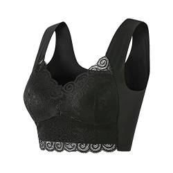 EMATOP 1/2/3er Sport BHS für Damen ohne Bügel Bustier Push Up Bra Spitze Klassische Bustiers Top Weich Seamless Stretch Unterwäsche Yoga Einfarbig Klassische BH Angebot des Tages Heute von EMATOP